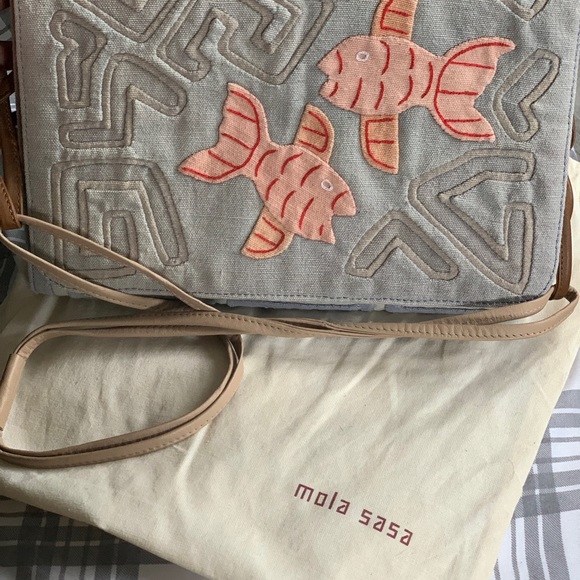 Mola Sasa denim envelope clutch - Picture 5 of 5